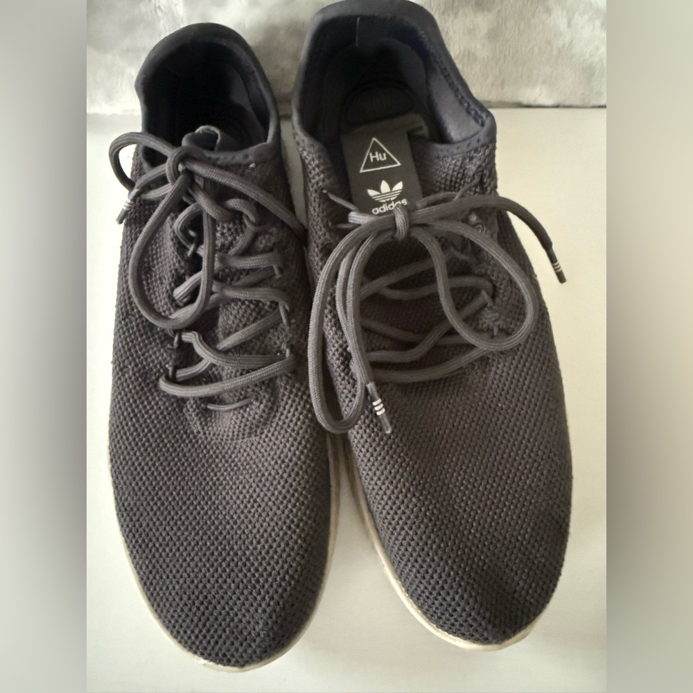 Adidas Dark Gray Athletic Shoes